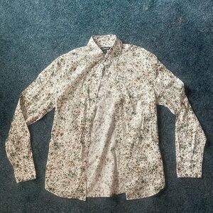 XS Express Long Sleeve Pattern Button Down
